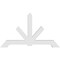 Ekena Millwork Vanguard Architectural Grade PVC Gable Bracket, 84"W x 49"H x 4"D x 6"F, 14/12 Pitch GBP084X49X0406VAN00 - alternate 3